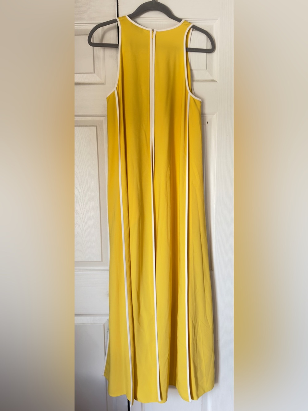ME+EM Yellow Maxi Dress with White Piping - Picture 5 of 7